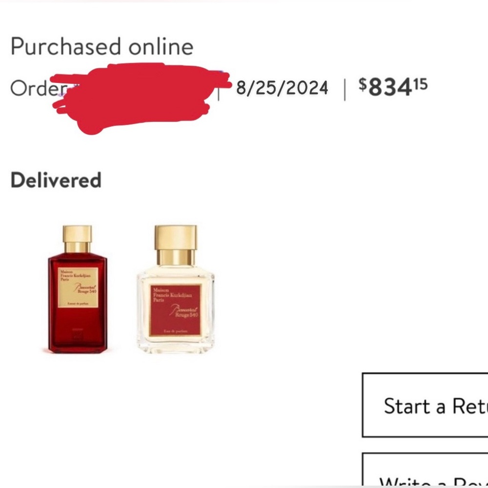 NEW Sealed Baccarat ❤️ Rouge 540 Extrait 2.4 oz Authentic ✨ - Picture 4 of 4